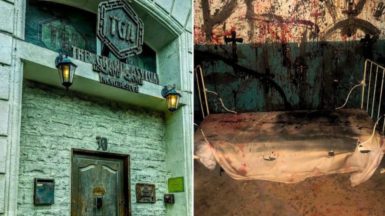 escape game halloween montpellier The Grand Asylum décor